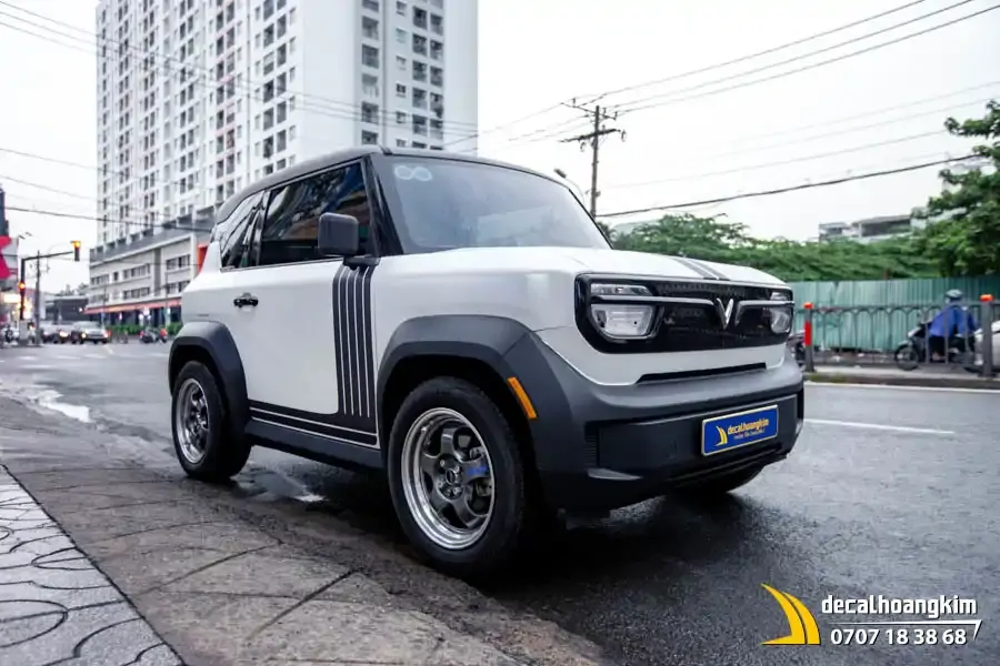 Tem Xe Vinfast VF3 - Tem sọc thể thao - Ảnh 4