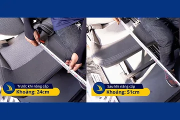 Ghế Điện Băng Sau Ford Transit 2023