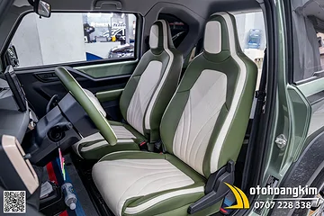 Bọc ghế da VF3 màu xanh Olive