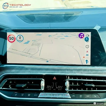 Android box HTD D10-BM02 cho BMW X5 2023