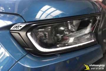 Viền Đèn Trước Raptor Đen