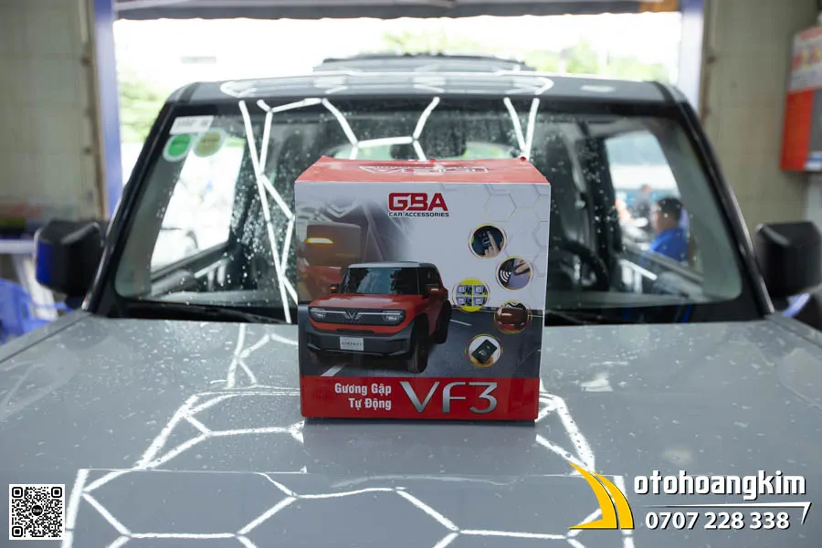 Kính hậu VF3 chỉnh điện ( Có xi nhan + sấy gương) - Ảnh 4