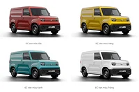Lộ ảnh VinFast EC Van: Xe điện thương mại tải trọng lên đến 600kg