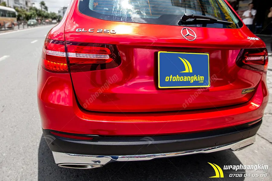 Dán đổi màu Candy đỏ Mercedes GLC 250 - Ảnh 3