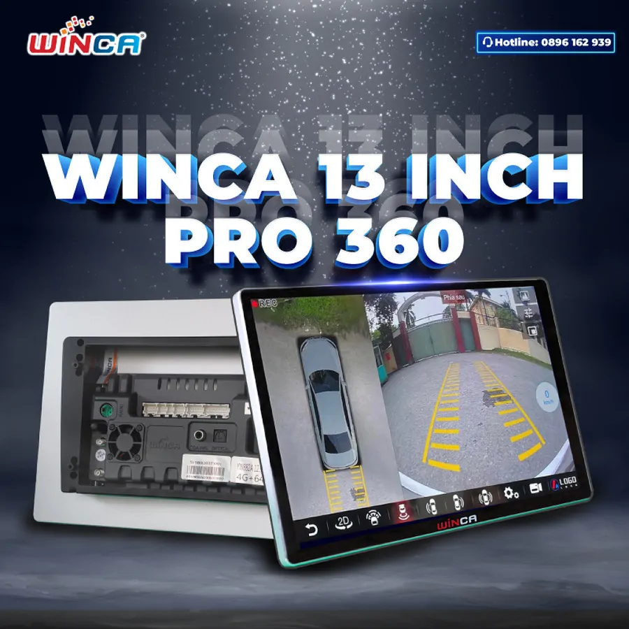 Màn hình android Winca S300+ Pro 360 2K DTS 13 inch - Ảnh 2