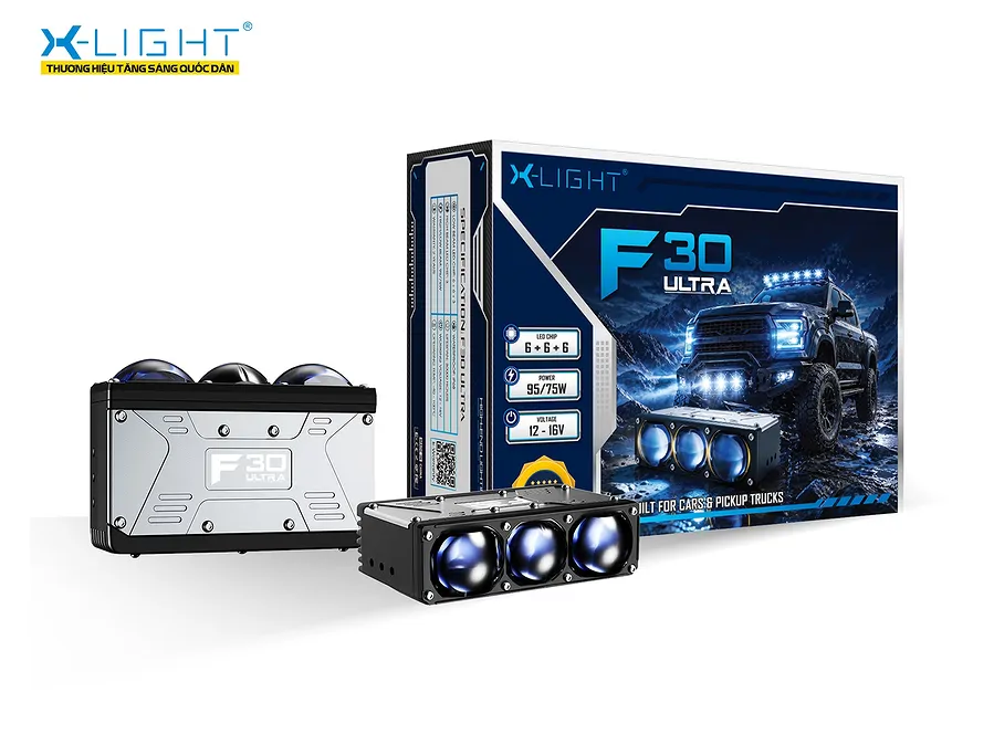 Bi gầm led XLight F30 Ultra 3.0 Inch 6500K/6500K  - Ảnh 2