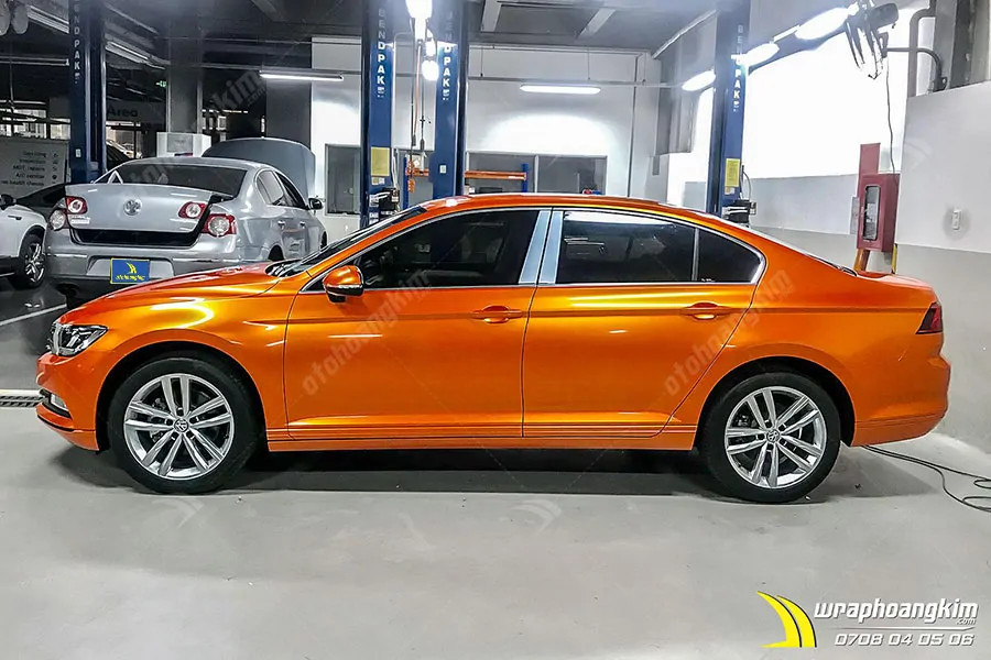 Dán đổi màu Candy cam ma thuật Volkswagen Passat - Ảnh 5