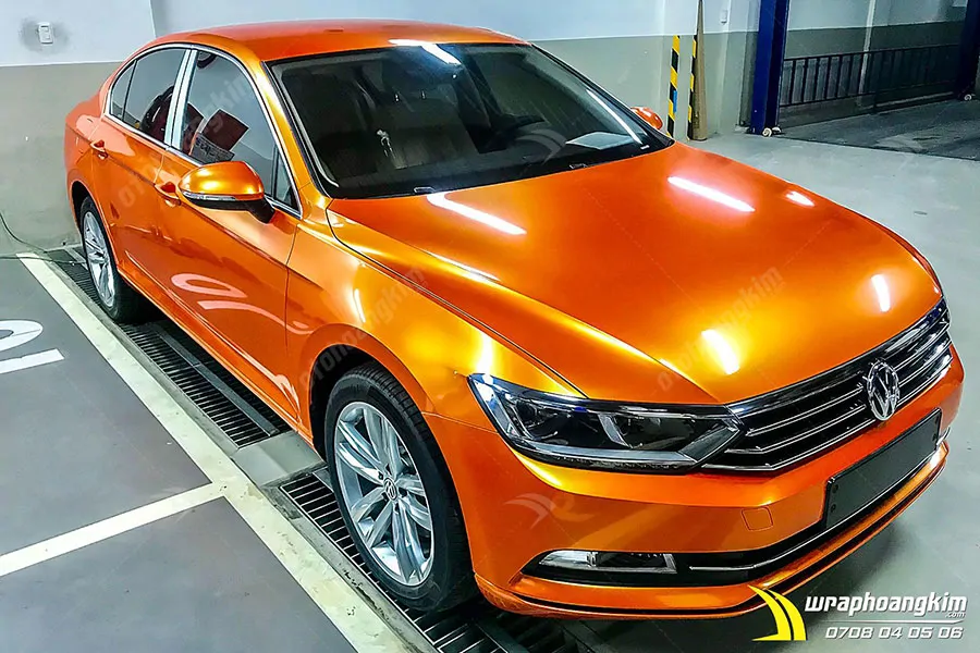 Dán đổi màu Candy cam ma thuật Volkswagen Passat - Ảnh 2