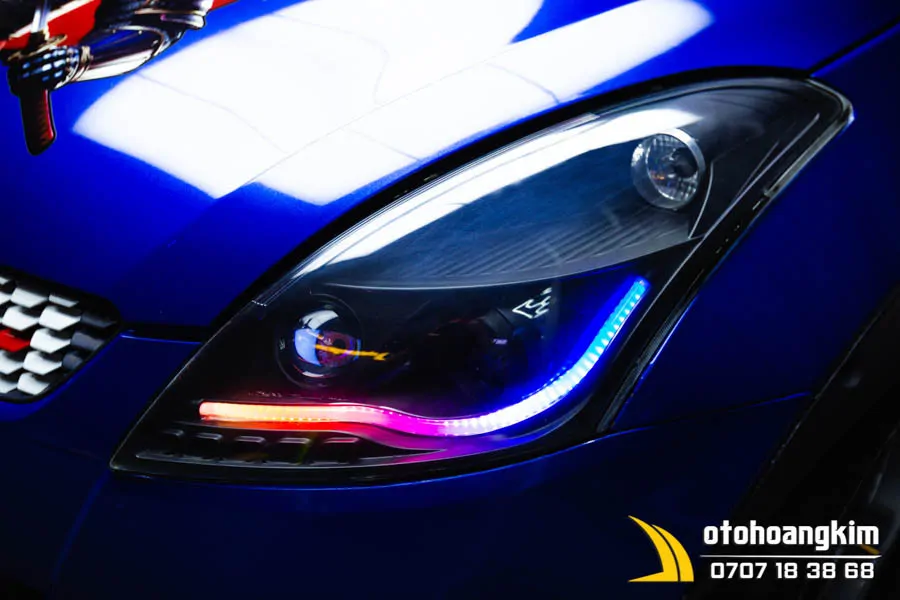 Led Mắt Liếc Độ Bi Suzuki Swift - Ảnh 7
