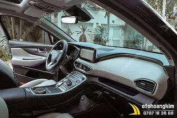 Đổi màu nội thất da Hyundai Santafe