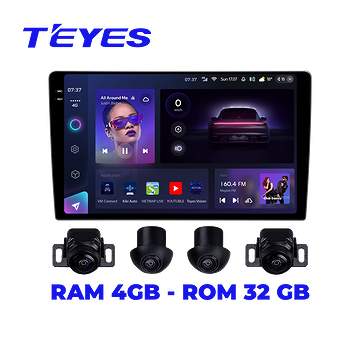 Màn hình android Teyes CC3 2K 360 10inch 4/32