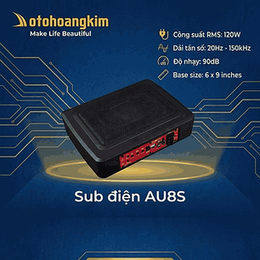 Sub Dego AU8S: Tăng Cường Âm Bass Sâu Lắng Cho Xe Hơi