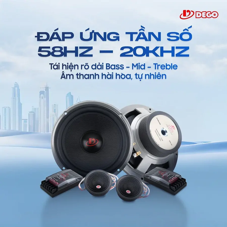 Loa Dego ST6.2C: Âm Thanh Sống Động Cho Xe Hơi - Ảnh 2