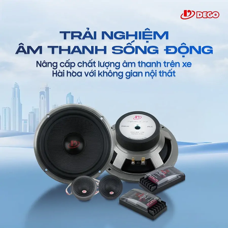 Loa Dego ST6.2C: Âm Thanh Sống Động Cho Xe Hơi - Ảnh 3