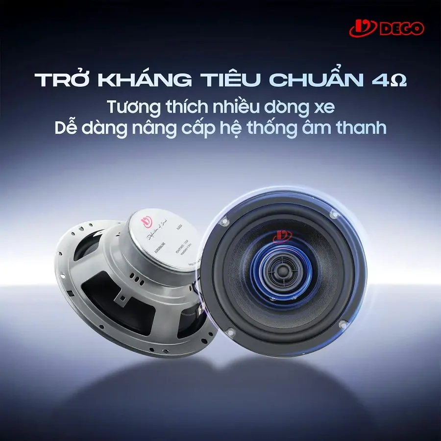 Loa Dego AU65X 6.5 inch đồng trục - Nâng tầm âm thanh xe hơi - Ảnh 3