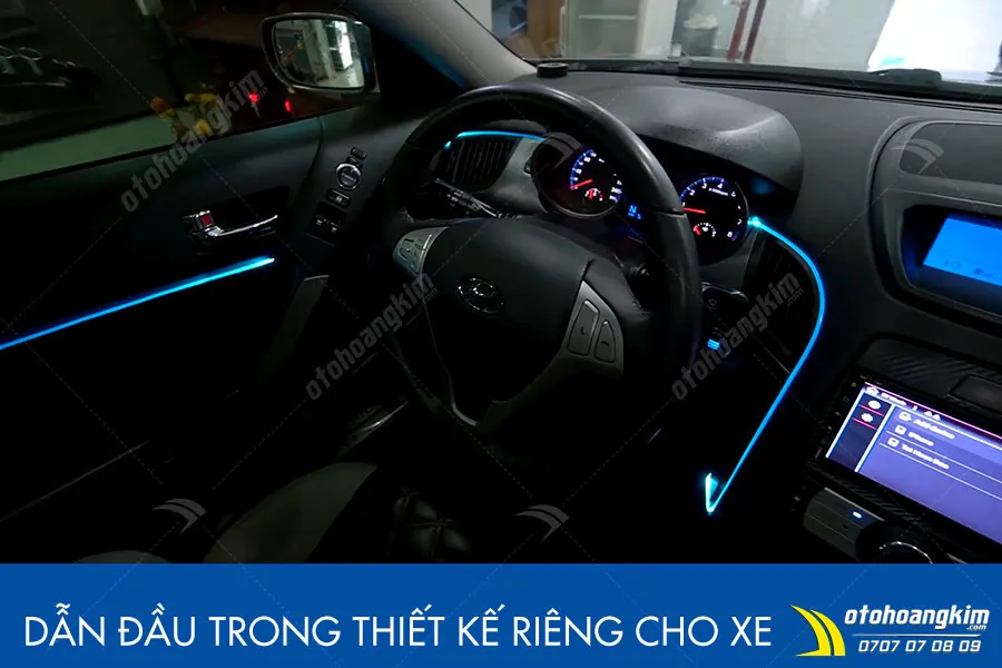 Đèn led viền nội thất ô tô Hyundai Genesis - Ảnh 7