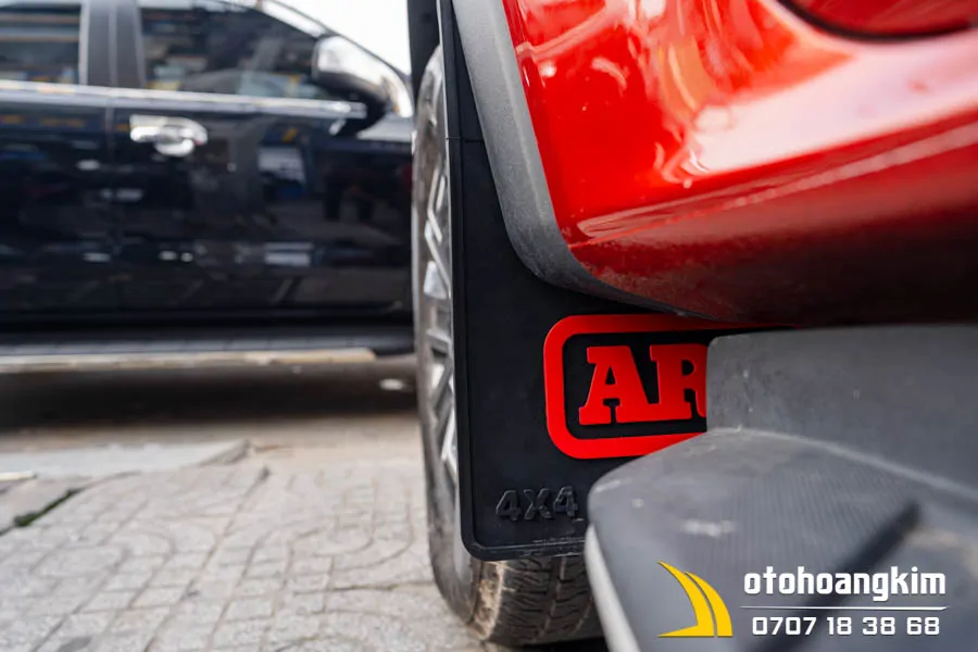Chắn Bùn Cho Ford Ranger Chữ ARB Đỏ Chữ 4X4 ACCESSORIES Đen - Ảnh 5