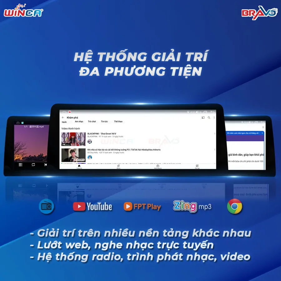 Màn hình android Winca S300+ Pro 360 12.3 inch thông dụng - Ảnh 7