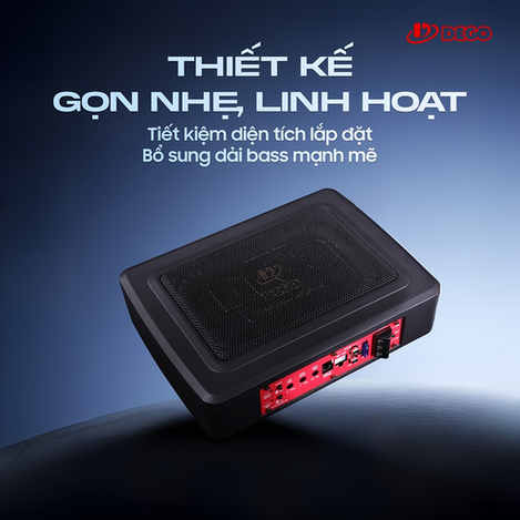 Sub Dego AU8S: Tăng Cường Âm Bass Sâu Lắng Cho Xe Hơi - Ảnh 3