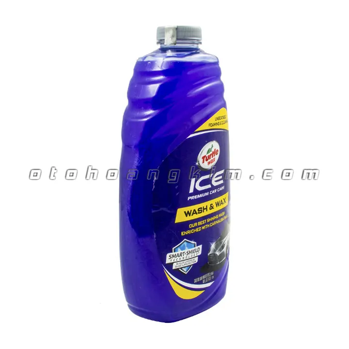 Dung dịch vệ sinh Turtle wax Ice Wash & Wax xà phòng rửa xe - Ảnh 3