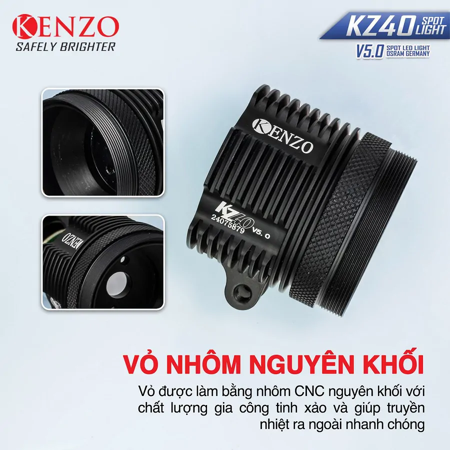 Đèn trợ sáng Kenzo KZ40 V5.0 - Ảnh 6