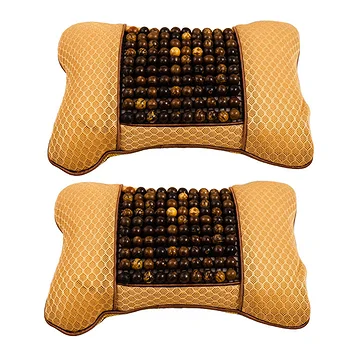 Gối cổ GC06 gòn khúc xương hạt kem