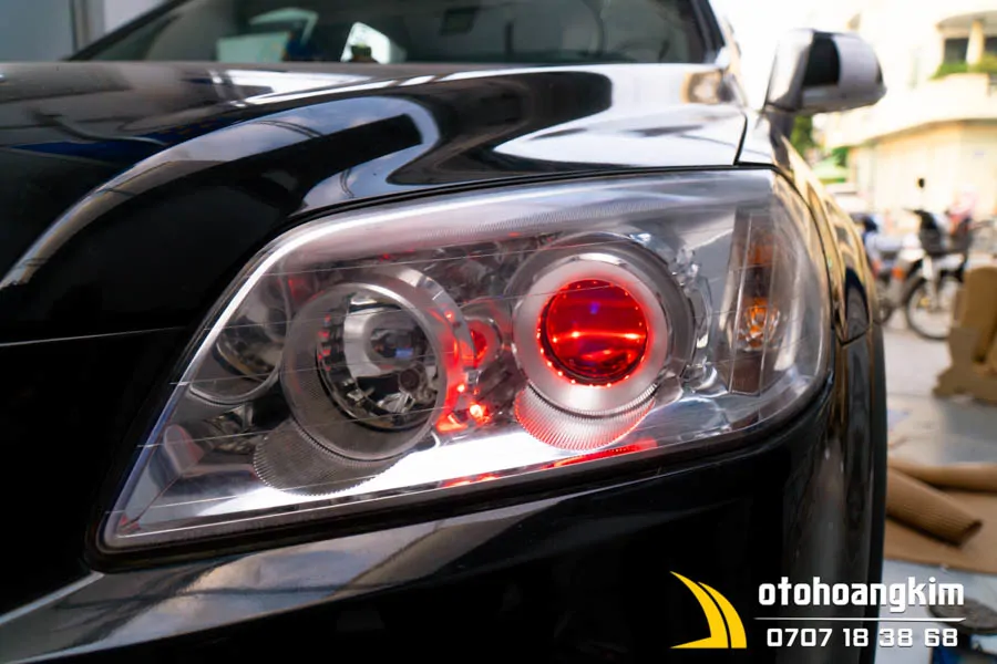 Độ Đèn Bi Led Chevrolet Captiva - Ảnh 3