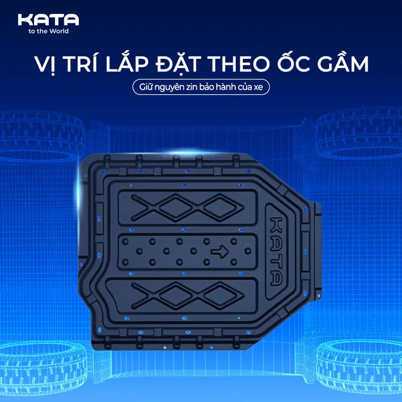 Ốp Bảo Vệ Pin Thép KATA Limo Green / MPV7 / VF8 - Ảnh 3