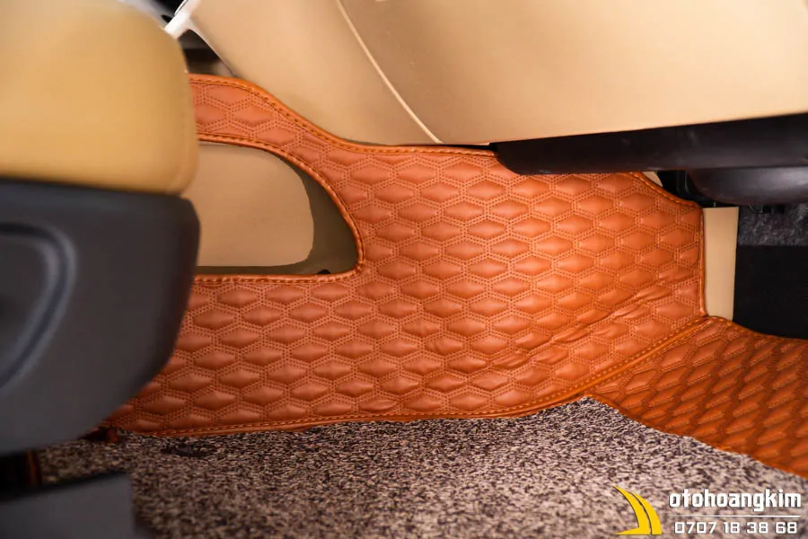 Thảm 5D Da Cacbon Kèm Thảm Rối Xe Kia Sedona - Ảnh 2