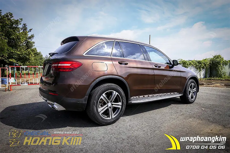 Dán đổi màu Candy nâu Mercedes GLC 250 - Ảnh 4