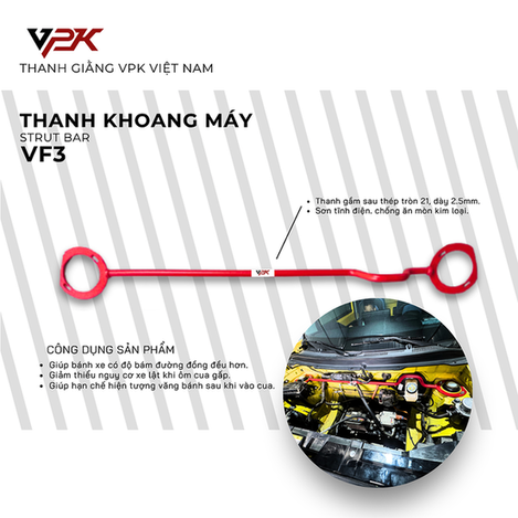 Thanh Giằng Thước lái Cho Xe VinFast VF3 - Ảnh 9