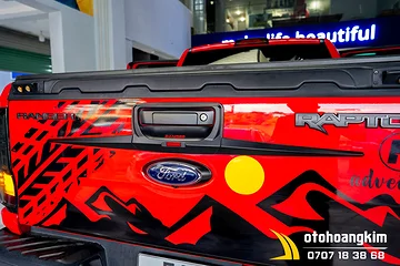 Ốp tay cốp Ford Ranger 2017 - 2021 đen