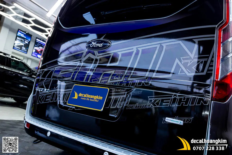 Dán tem trùm quảng cáo Ford Tourneo - Phong cách chuyên nghiệp - Ảnh 10