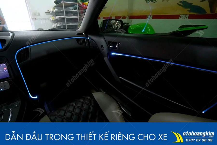Đèn led viền nội thất ô tô Hyundai Genesis - Ảnh 3