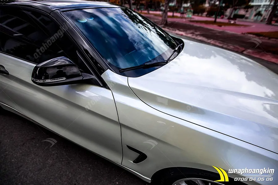 Dán đổi màu Candy trắng Bmw 428I - Ảnh 3