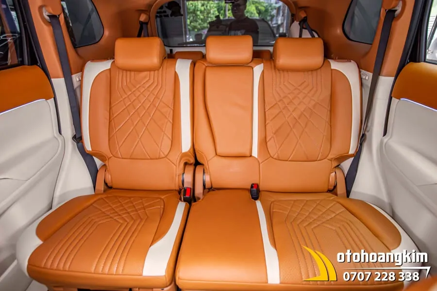 Bọc Ghế Da Nappa King Xe Outlander - Ảnh 4