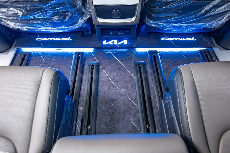 Sàn Limousine Carnival vân đá DVF105 - Nâng tầm nội thất ô tô - Ảnh 5