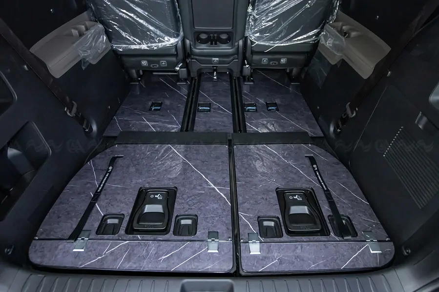 Sàn Limousine Carnival vân đá DVF105 - Nâng tầm nội thất ô tô - Ảnh 6
