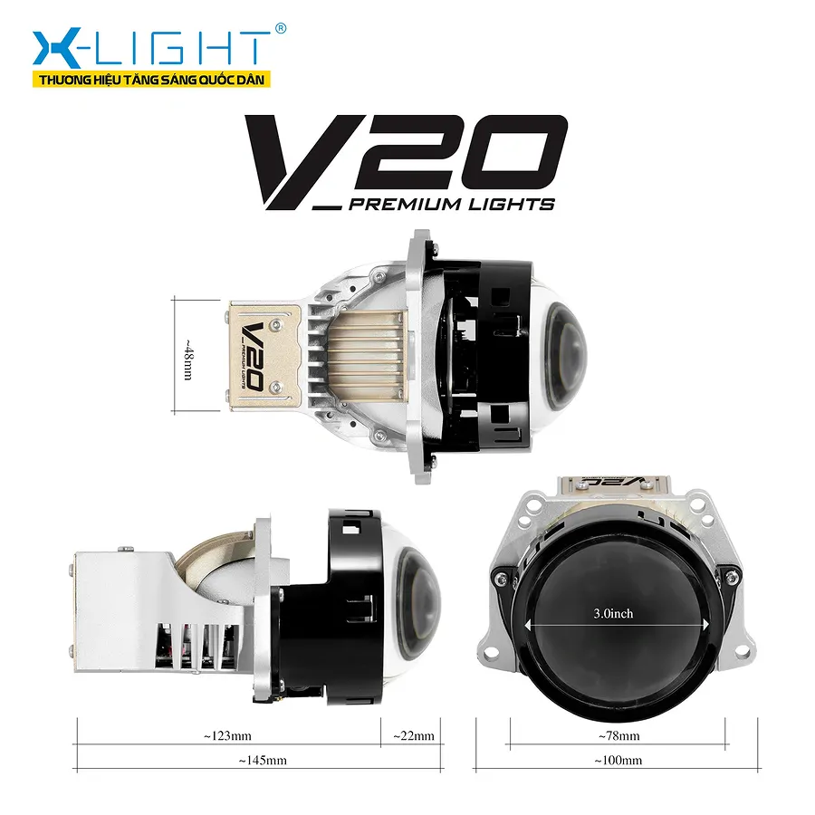 Bi LED XLight V20 New 2025 - An toàn vượt trội - Ảnh 3