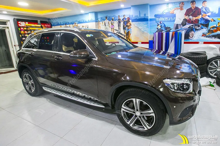 Dán đổi màu Candy nâu Mercedes GLC 250 - Ảnh 2