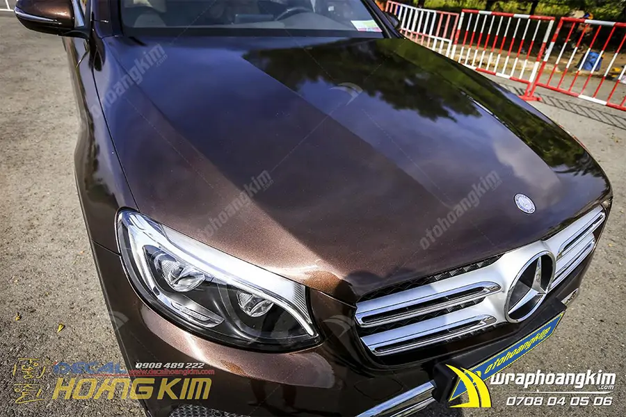 Dán đổi màu Candy nâu Mercedes GLC 250 - Ảnh 5