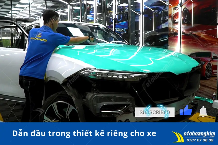 Dán đổi màu Candy pha lê xanh ngọc Vinfast Lux SA2.0 - Ảnh 4