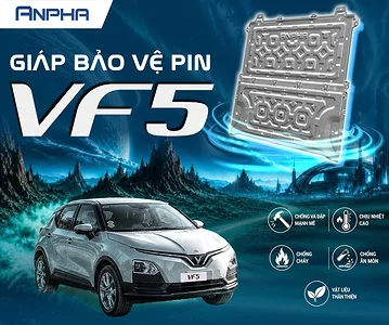 Ốp Bảo Vệ Pin Thép Anpha VinFast VF5 - An toàn, bền bỉ