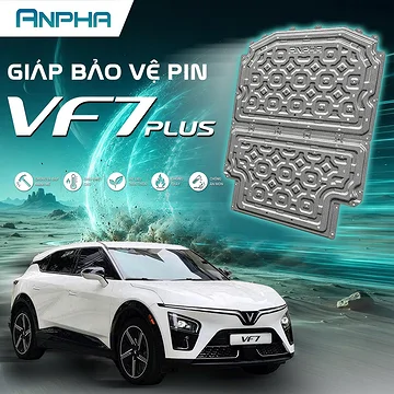 Ốp Bảo Vệ Pin Anpha Thép Cho Xe VinFast VF7 Plus