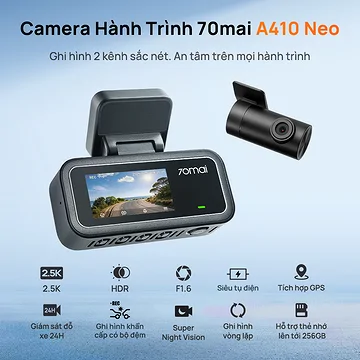 Camera Hành Trình 70mai A410 Neo | Ghi Hình Sắc Nét