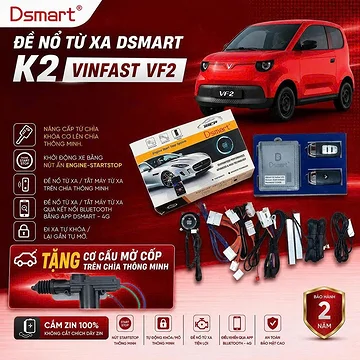 Start Stop Dsmart K2: Đề Nổ Từ Xa Cho VinFast VF2 - Minio