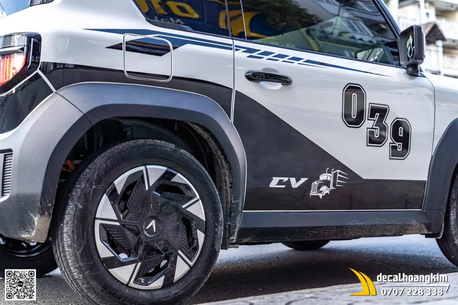 Tem Decal Thiết Kế Cho Xe Vf3 Mẫu Thể Thao Số Hiệu 039
 - Ảnh 2