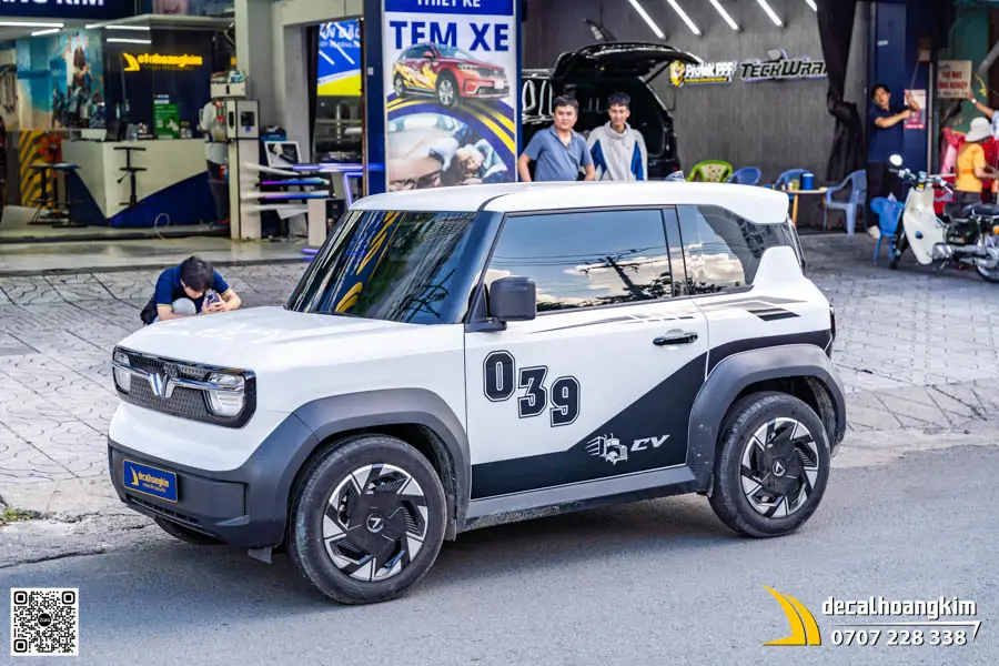 Tem Decal Thiết Kế Cho Xe Vf3 Mẫu Thể Thao Số Hiệu 039
 - Ảnh 7
