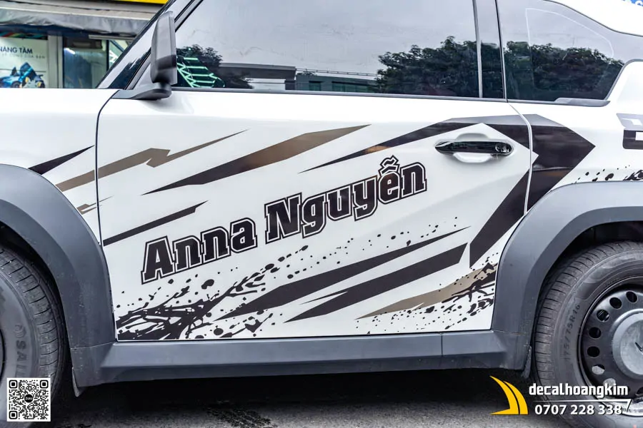 Tem Decal Xe VF3 2 Mặt Cá Nhân Hóa Độc Bản - Ảnh 5