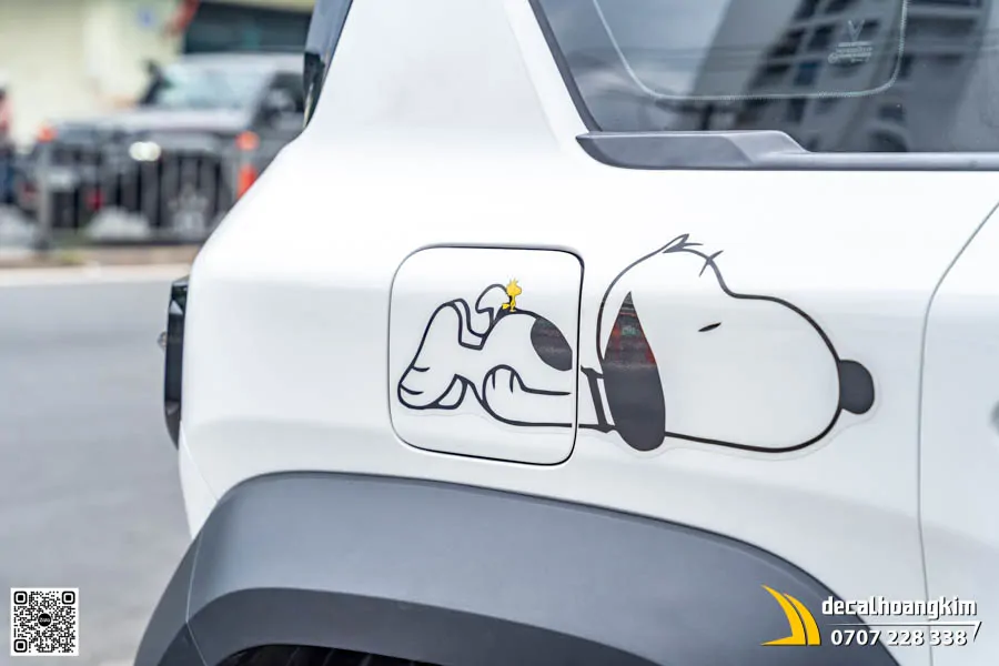 Tem Decal Thiết Kế Cho Xe Vf3 Mẫu Hoạt Hình Snoopy
 - Ảnh 5